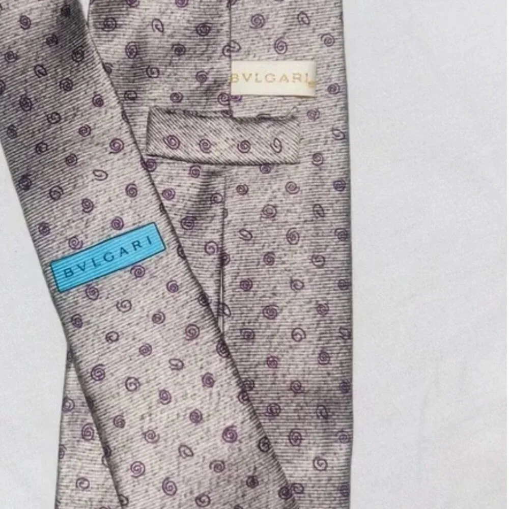 Bvlgari Men's Silk Tie - Picture 1 of 5